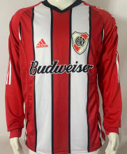 2003/04 River Plate Home Retro Long Sleeve Soccer Jersey