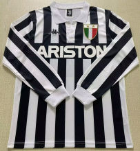 1984/85 JUV Home Retro Long Sleeve Soccer Jersey