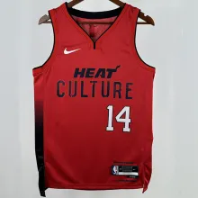 2025 Miami Heat HERRO #14 Red City Edition NBA Jerseys 热压