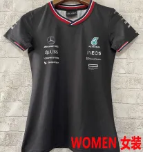2024/25 Mercedes AMG Petronas F1 Black Women Team T-Shirt (女装圆领)