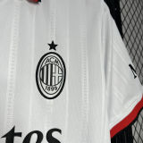 THEO #19 AC Milan Away White Fans Soccer Jersey 2024/25 UCL Font 欧冠字体 ★★