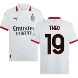 THEO #19 AC Milan Away White Fans Soccer Jersey 2024/25 意甲字体 ★★