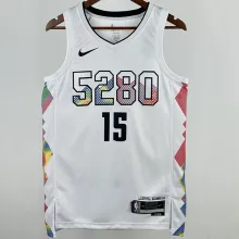 2025 Nuggets JOKIC #15 White City Edition NBA Jersey