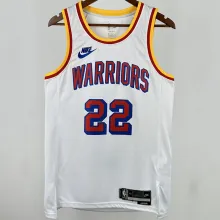 2024/25 Warriors WIGGINS #22 White Retro NBA Jerseys 热压