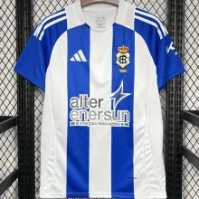 2024/25 Recreativo Huelva Home Fans Soccer Jersey 韦尔瓦