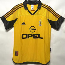 1999/2000 AC Milan Away Yellow Retro Soccer Jersey