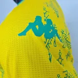 2024/25 JS Kabylie Home Yellow Player Version Soccer Jersey 卡比利亚
