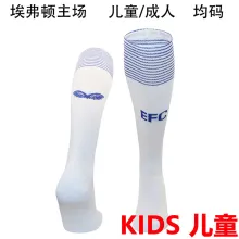 2024/25 Everton Home White Kids Sock 埃弗顿