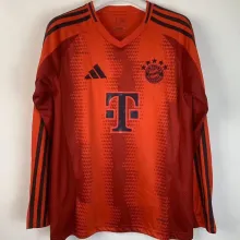2024/25 BFC Home Red Long Sleeve Fans Soccer Jersey
