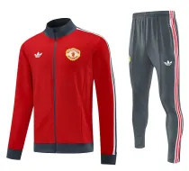 2025 M Utd Red Jacket Tracksuit