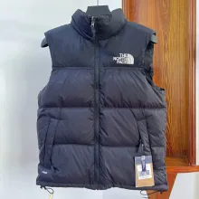 1996 THE N FACE Royal Blue Vest Down Jackets