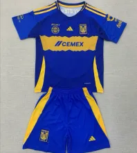 2024/25 U.A.N.L Tiger Away Blue Kids Soccer Jersey