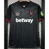 2024/25 West Ham Away Black Fans Soccer Jersey