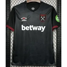 2024/25 West Ham Away Black Fans Soccer Jersey
