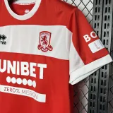 2024/25 Middlesbrough Home Red Fans Jersey
