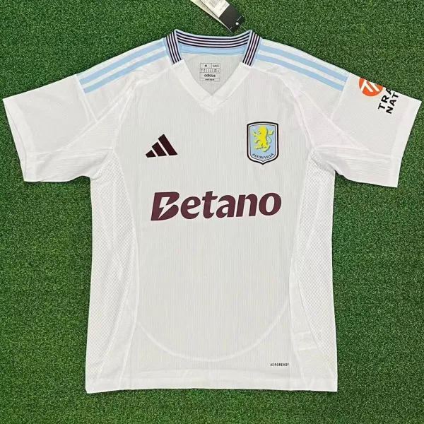 2024/25 Aston Villa Away White Fans Soccer Jersey