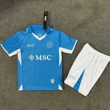 2024/25 Napoli Home Blue Kids Soccer Jersey
