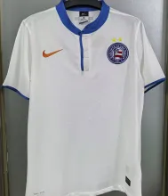 2013/14 Bahia Home White Retro Soccer Jersey