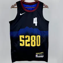 2024 Nuggets WESTBROOK #4 Black City Edition NBA Jersey