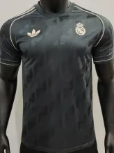2025 RM Special Edition Black Retro style Player Version Soccer Jersey