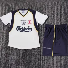 2001/02 LFC Away Retro Kids Soccer Jersey