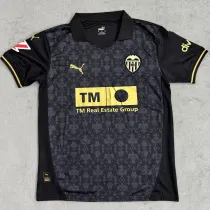 2024/25 Valencia Away Black Fans Soccer Jersey