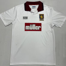 1994/95 Aston Villa Away White Retro Soccer Jersey