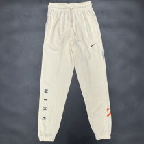 2024/25 Nk~ White Pure Cotton Sports Trousers Zipper style