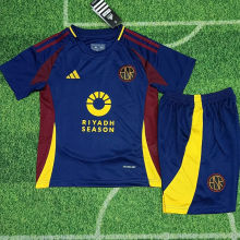 2024/25 Roma Third Kids Soccer Jersey