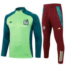 2025 Mexico Light Green Sweater Tracksuit