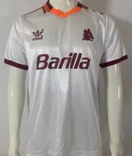 1992/94 Roma Away White Retro Soccer Jersey