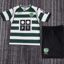 2001/03 Lisbon Home Retro Kids Soccer Jersey