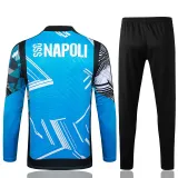 2025 Napoli Blue Kids Sweater Tracksuit 喷墨