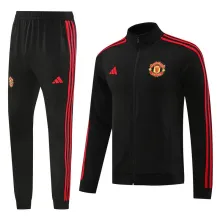 2025 M Utd Black Jacket Tracksuit
