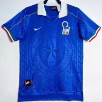 1995 Italy Home Blue Retro Soccer Jersey