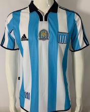 2000/01 Racing Home Retro Soccer Jersey