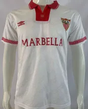1994/96 Sevilla FC Home White Retro Soccer Jersey