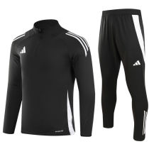 2025 Ad~ Black Sweater Tracksuit