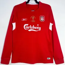 2005 LFC Home Champions Retro Long Sleeve Soccer Jersey