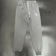 2025 Bird Home Grey Cotton sports ankle pants style