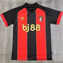 2024/25 Bournemouth Home Fans Soccer Jersey 带胸前广告