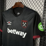 2024/25 West Ham Away Black Fans Soccer Jersey