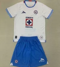 20224/25 Cruz Azul Away White Kids Soccer Jersey