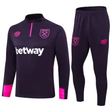 2025 West Ham Black Sweater Tracksuit