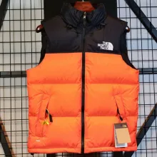 1996 THE N FACE Orange Vest Down Jackets