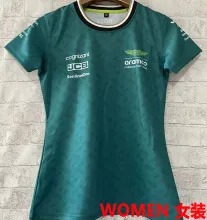 2024/25 Aston Martin F1 Green Women Team T-Shirt (女装圆领)