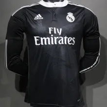 2014/15 RM Black Dragon Retro Player Version Long Sleeve Jersey 球员版 长袖
