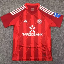 2024/25 Fortuna Dusseldorf Home Red Fans Soccer Jersey 杜塞尔多夫