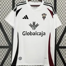 2024/25 Albacete Home White Fans Soccer Jersey 阿尔巴赛特