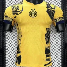 2024/25 In Milan Third Yellow Player Version Soccer Jersey